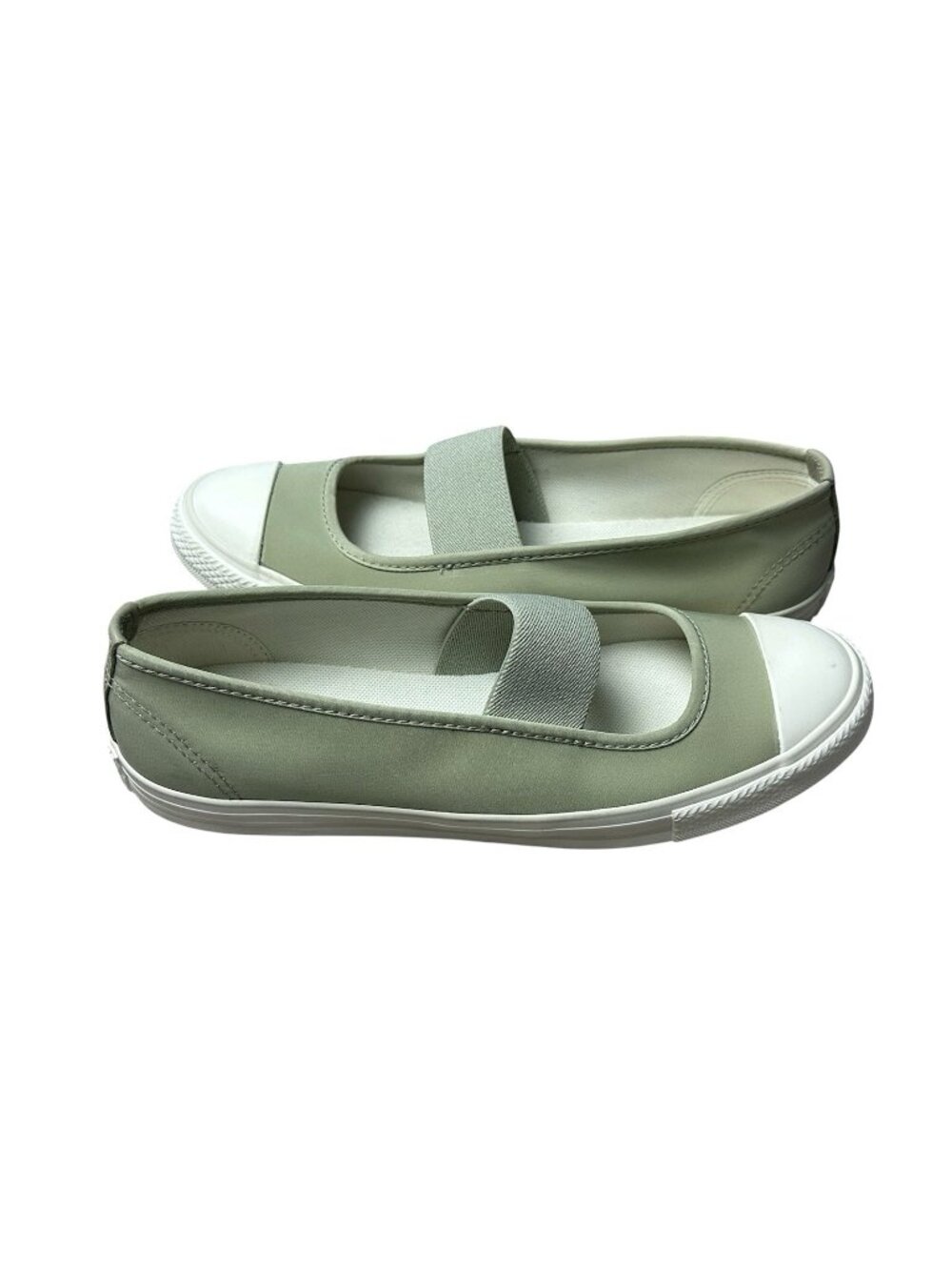 Converse Chuck Taylor All Star Dainty Ballerina Slip-on sneakers SZ-9 Green NWOB